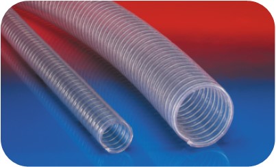 Tuyau polyuréthane PU BARDUC food antistatique spire inox