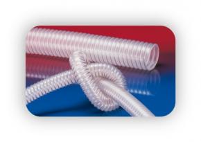 Gaine polyuréthane PU L spire acier Antistatique