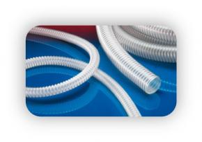 Gaine polyuréthane PU H alimentaire FOOD Antistatique spire inox