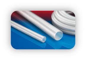 Gaine polyuréthane PU HX alimentaire FOOD Antistatique spire inox